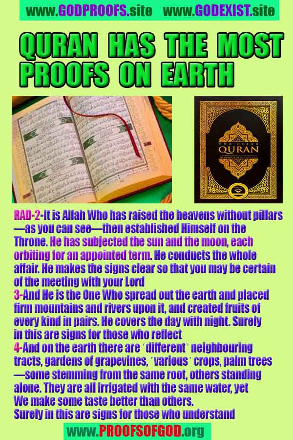 Proofs and Evidences of God, Proofs of God, Evidences of God exists