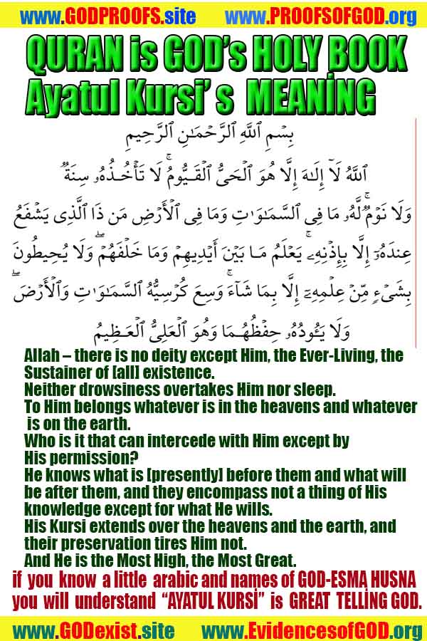 Proofs and Evidences of God, Proofs of God, Evidences of God exists